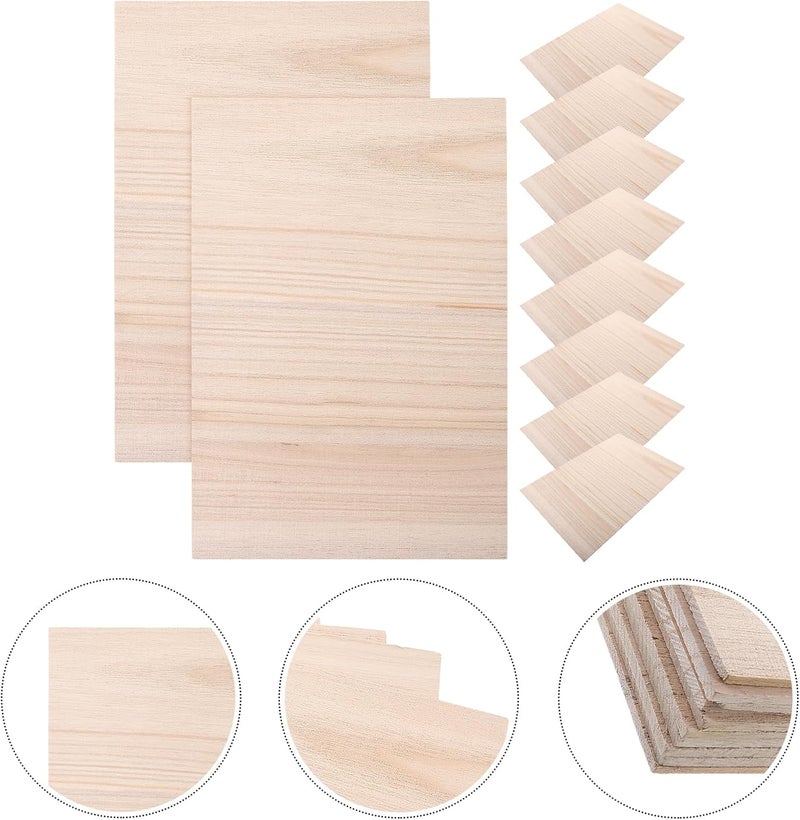 Veemoon 10pcs Wood Breaking Boards, Rebreakable Martial Arts Practice Boards 3mm Taekwondo Breaking Boards Karate Performance Board Kick Board Training Accessories for Kids Youth Adults - Image 3